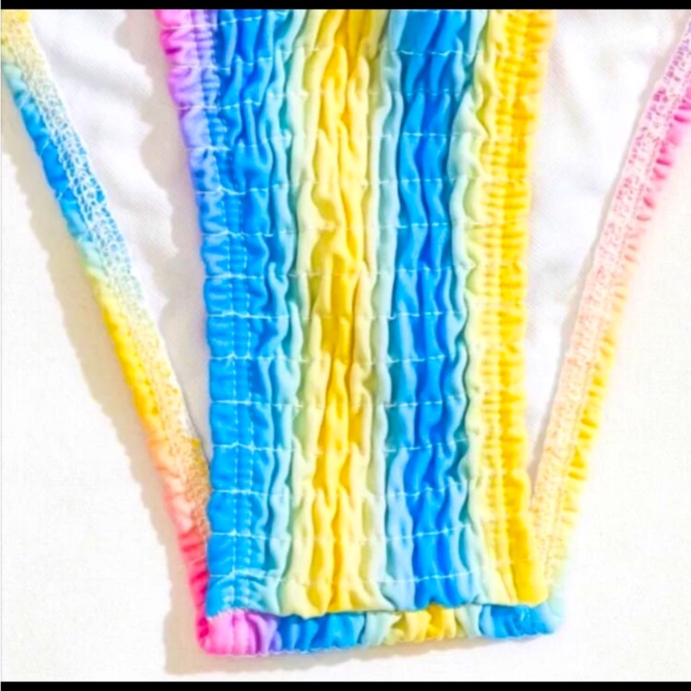 New!! Sexy Stitch Mulit Color Stripe Bikini!. - Picture 6 of 8